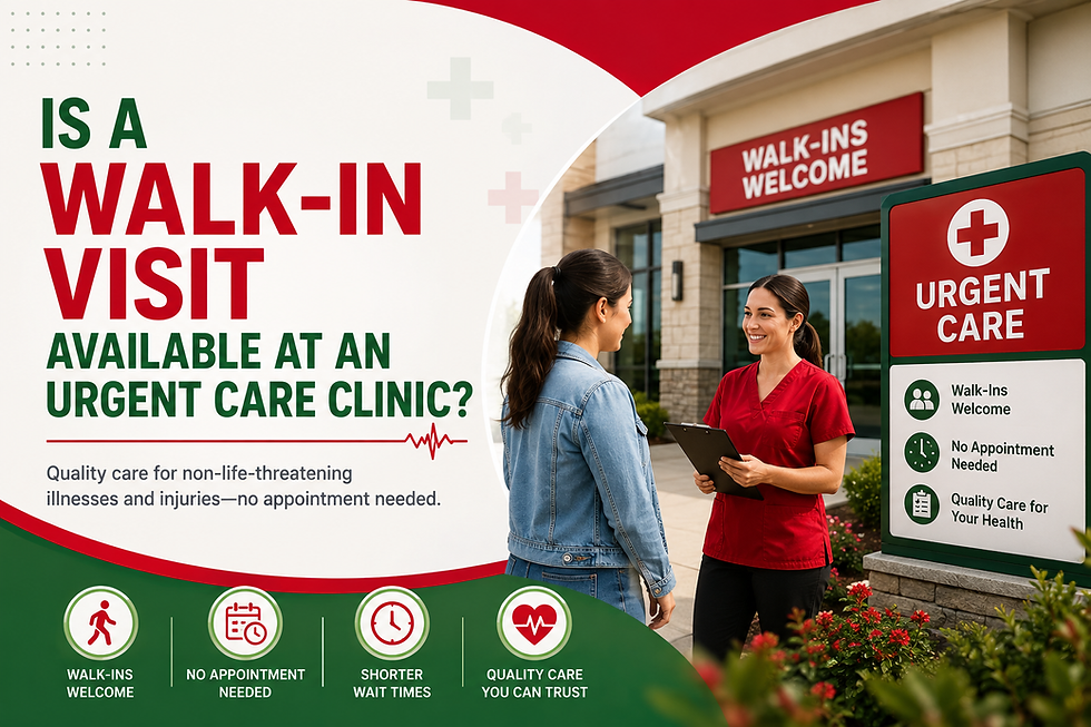Can You Walk Into an Urgent Care Clinic Without an Appointment?