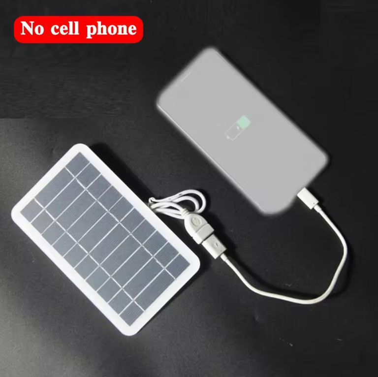 Painel solar portátil 5v 2w placa solar com carga segura usb estabilizar carrega