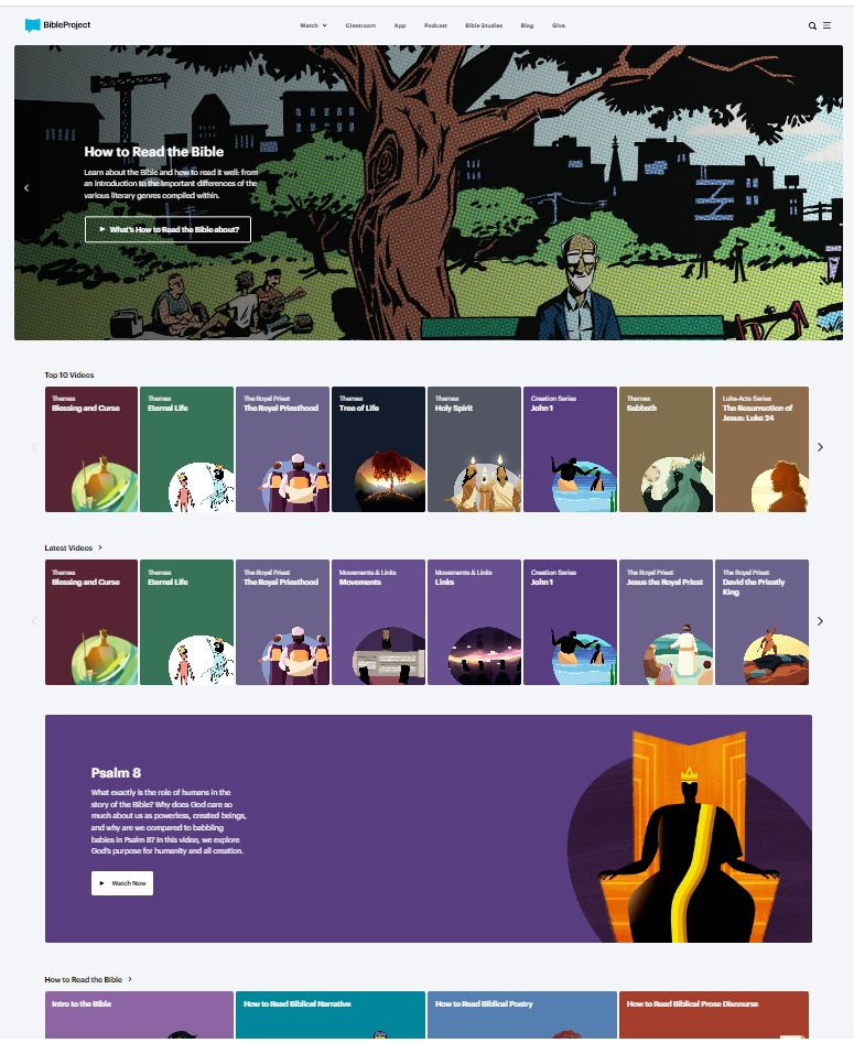 BibleProject website