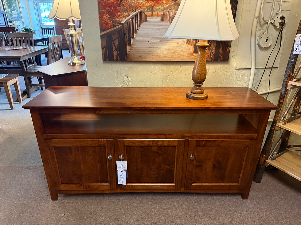 Thumbnail: Brown Maple 60" "Linwood" TV Stand (Michael's)