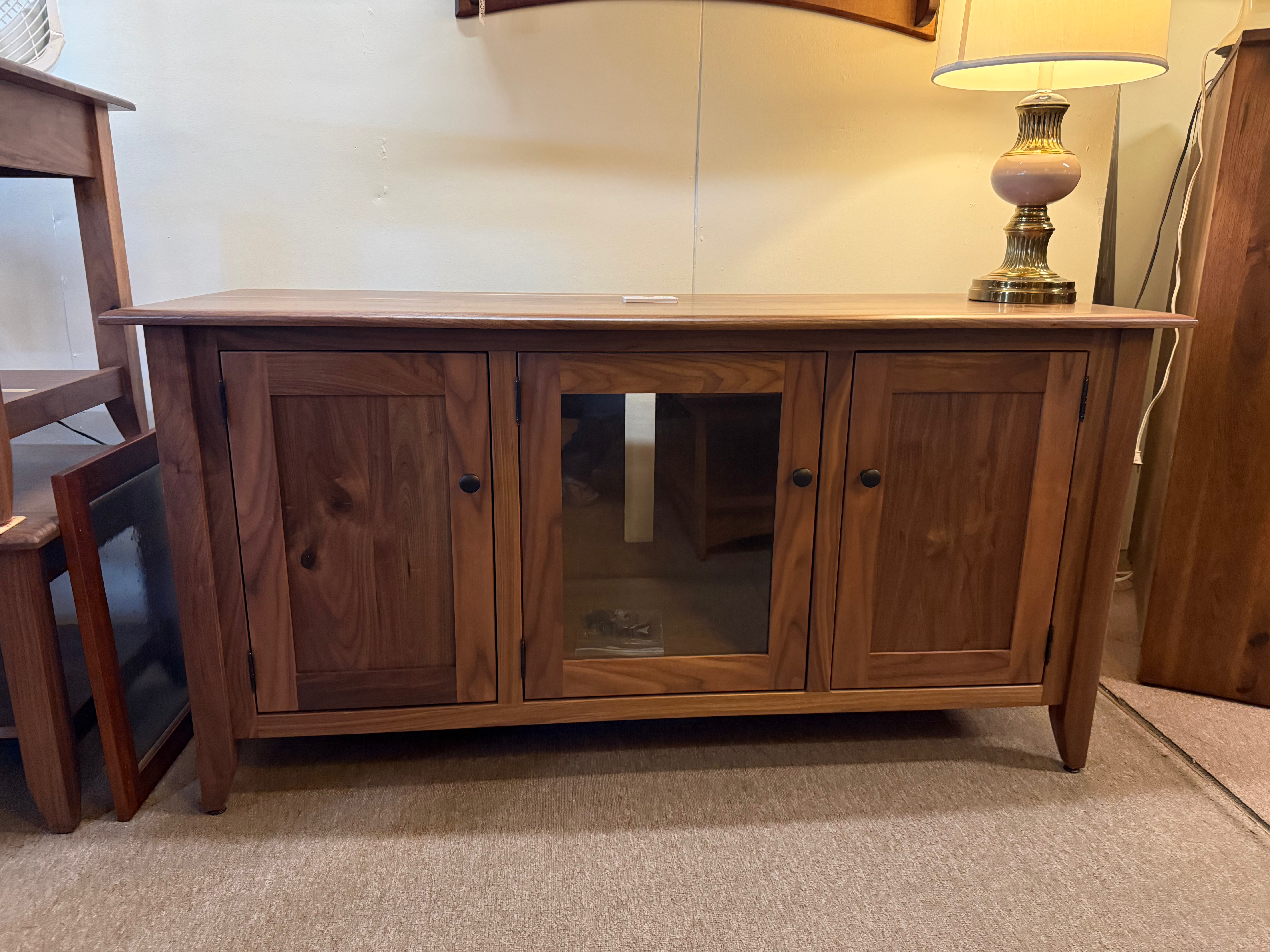 Rustic Walnut 60" "Sierra" TV Stand (Natural)