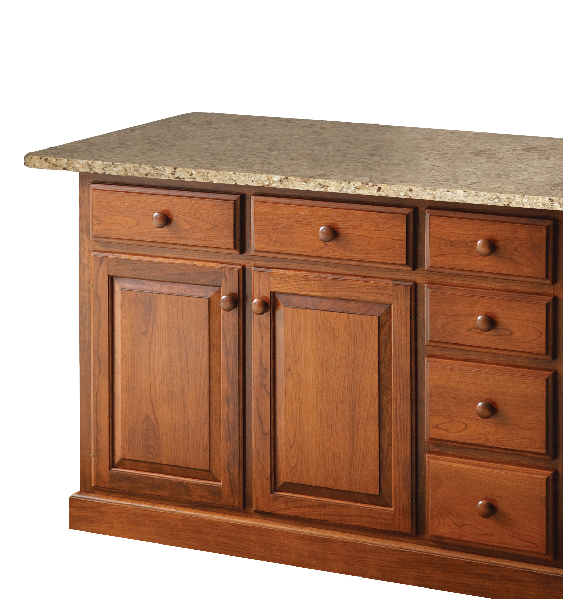 2500_ 6-Drawer Traditional Island