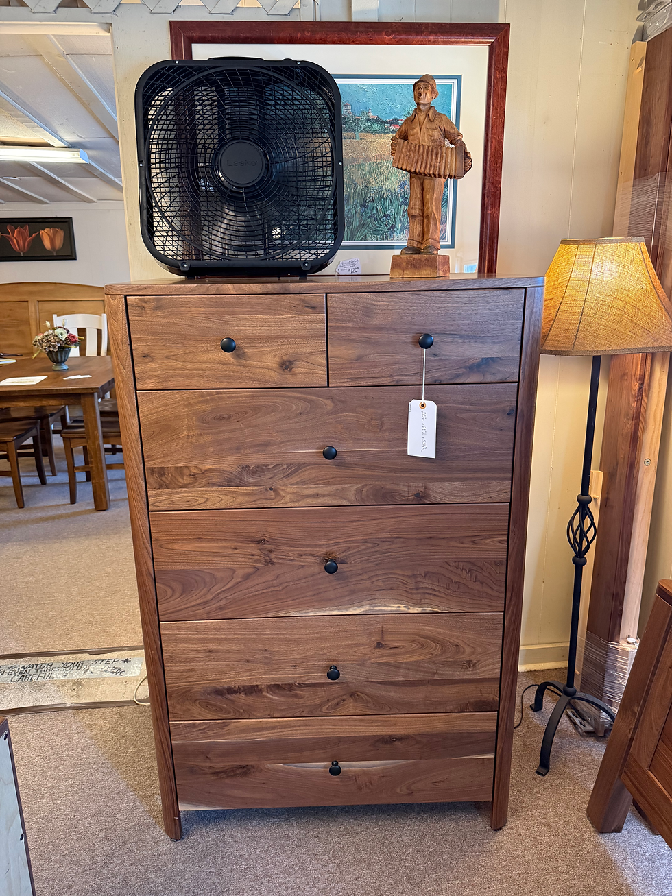 Thumbnail: Rustic Walnut "Melbourne" 3-Piece Bedroom Suite (Natural)
