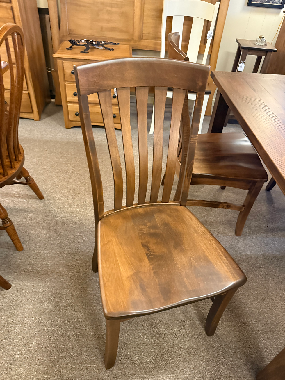 Thumbnail: Wormy Maple Western Plank Table and Chair Set (Medium)