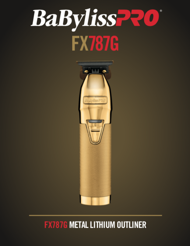 Thumbnail: Babyliss Pro GOLD FX FX787G SKELETON Cord/Cordless Lithium-Ion Trimmer