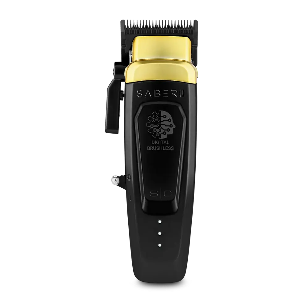 Thumbnail: StyleCraft Black Saber 2 Pro Hair Clipper w/ EON Digital Brushless Motor SC617B