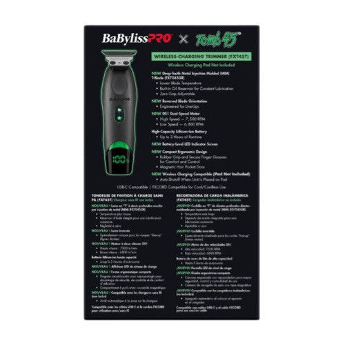 Thumbnail: BaByliss PRO X Tomb 45 Cordless Trimmer FXT45T