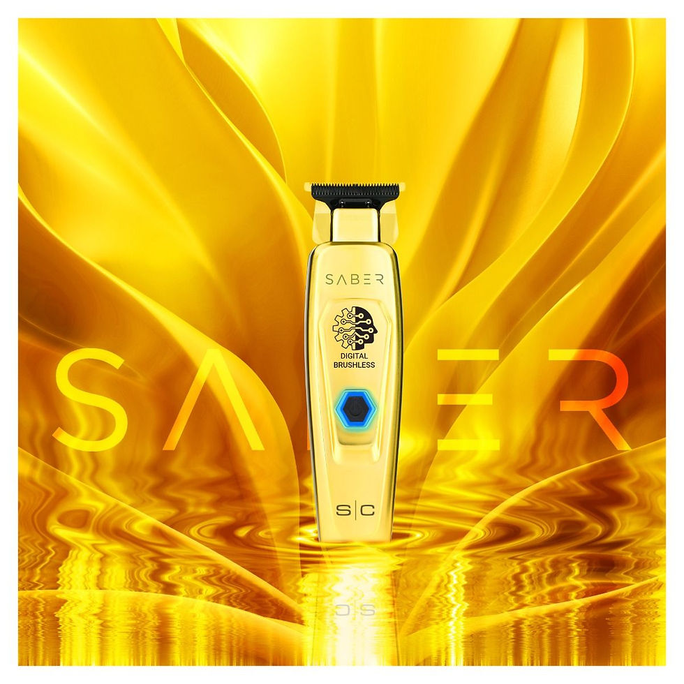 Thumbnail: StyleCraft Gold Saber Pro Hair Trimmer w/ Digital Brushless Motor SC405G