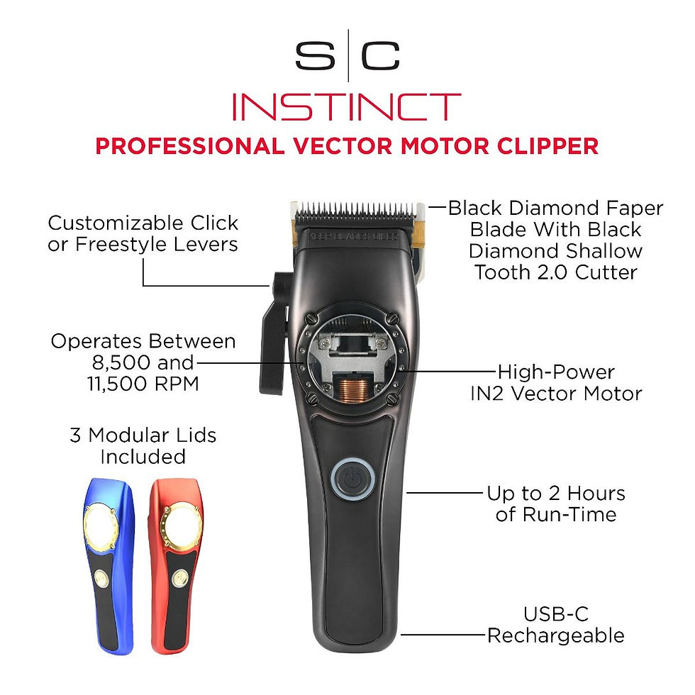 Thumbnail: StyleCraft Instinct Professional Hair Clipper with IN2 Vector Motor SC607M