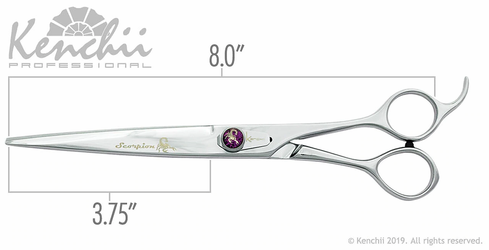 Thumbnail: Kenchii Scorpion Shears 7", 8", 9" straight and curved