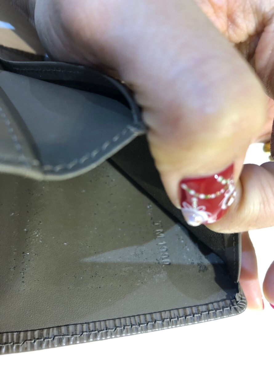 サムネイル： LOUIS VUITTON    TWO FOLD WALLET     M63482   CODE TM1990       