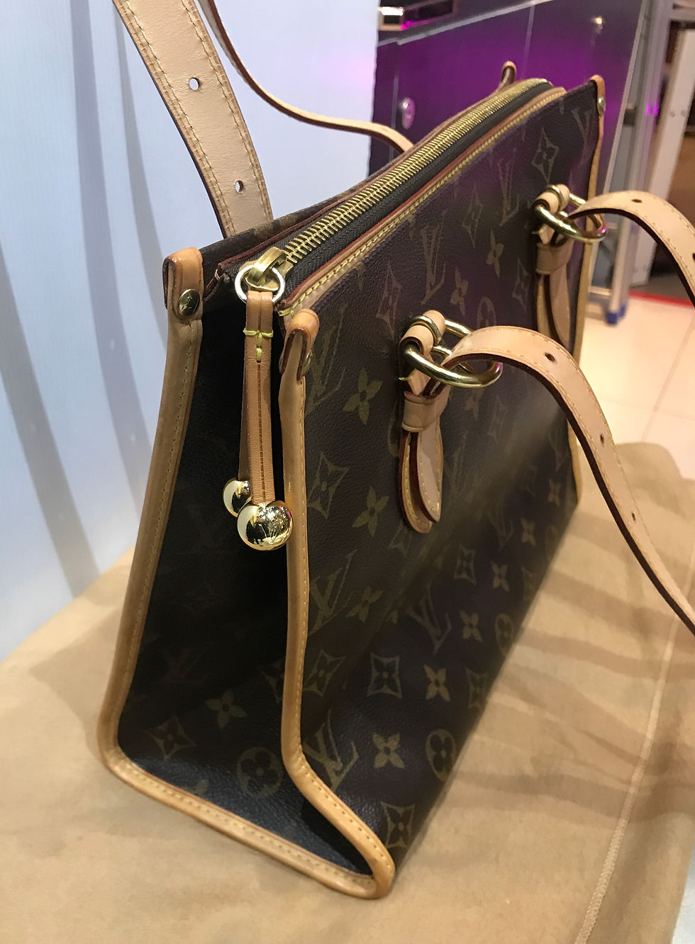 サムネイル： LOUIS VUITTON  POPINCOURT HAUT    SHOLDER  TOTE  BAG     M40007   CODE  FL1089 