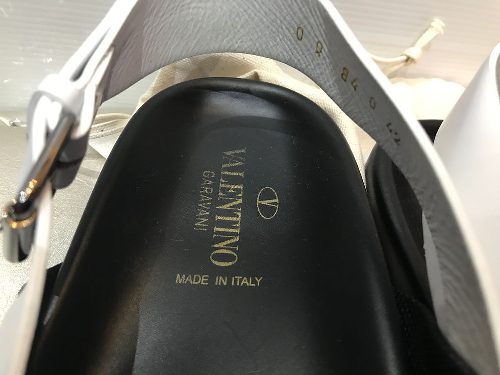 サムネイル： VALENTINO      GARAVANI   VLTN LOW HEELS  SANDAL   Double Crossed Ribbon With Lo