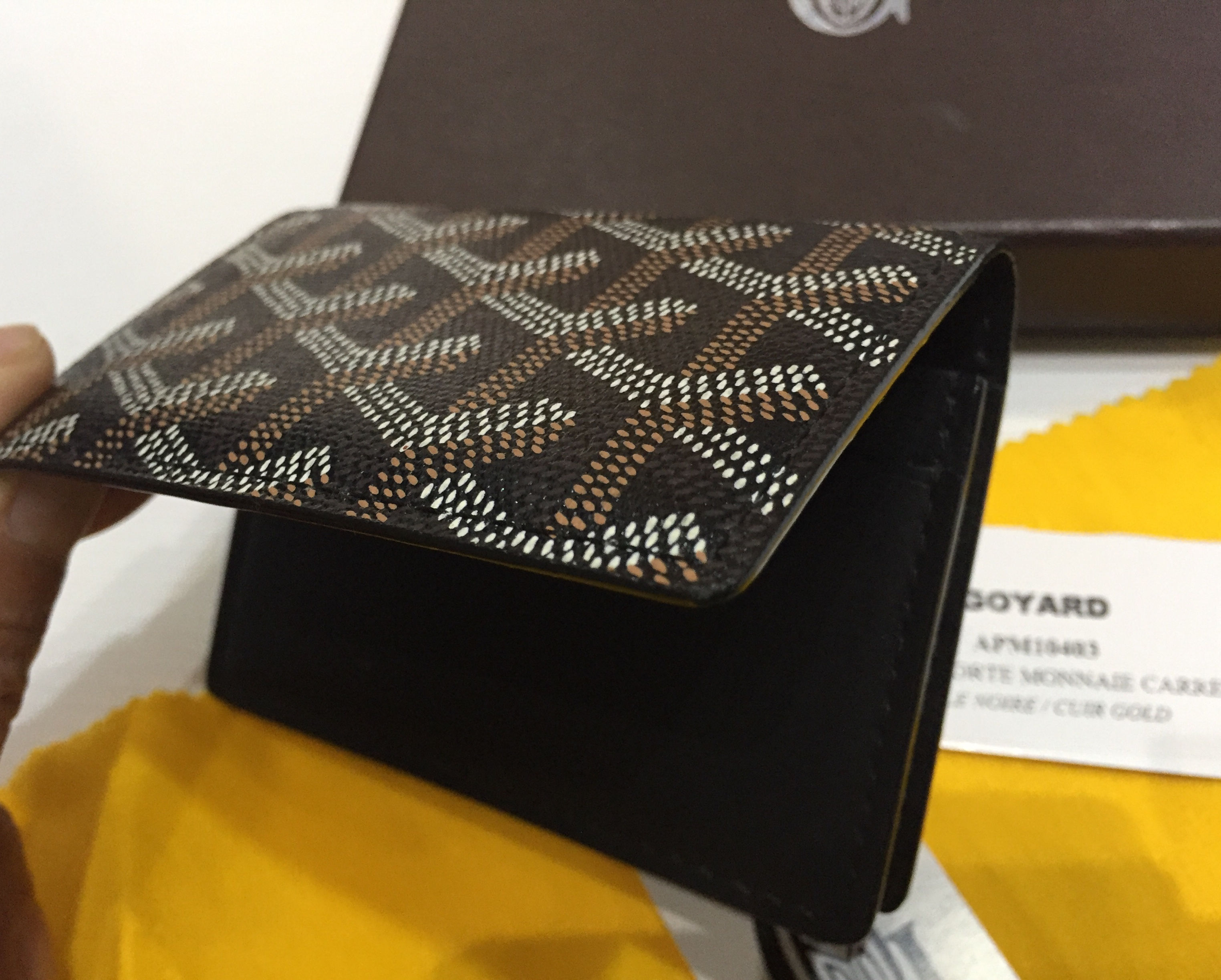 GOYARD      CARD CASE      AMP10403      COTON CAMPA&CARF   