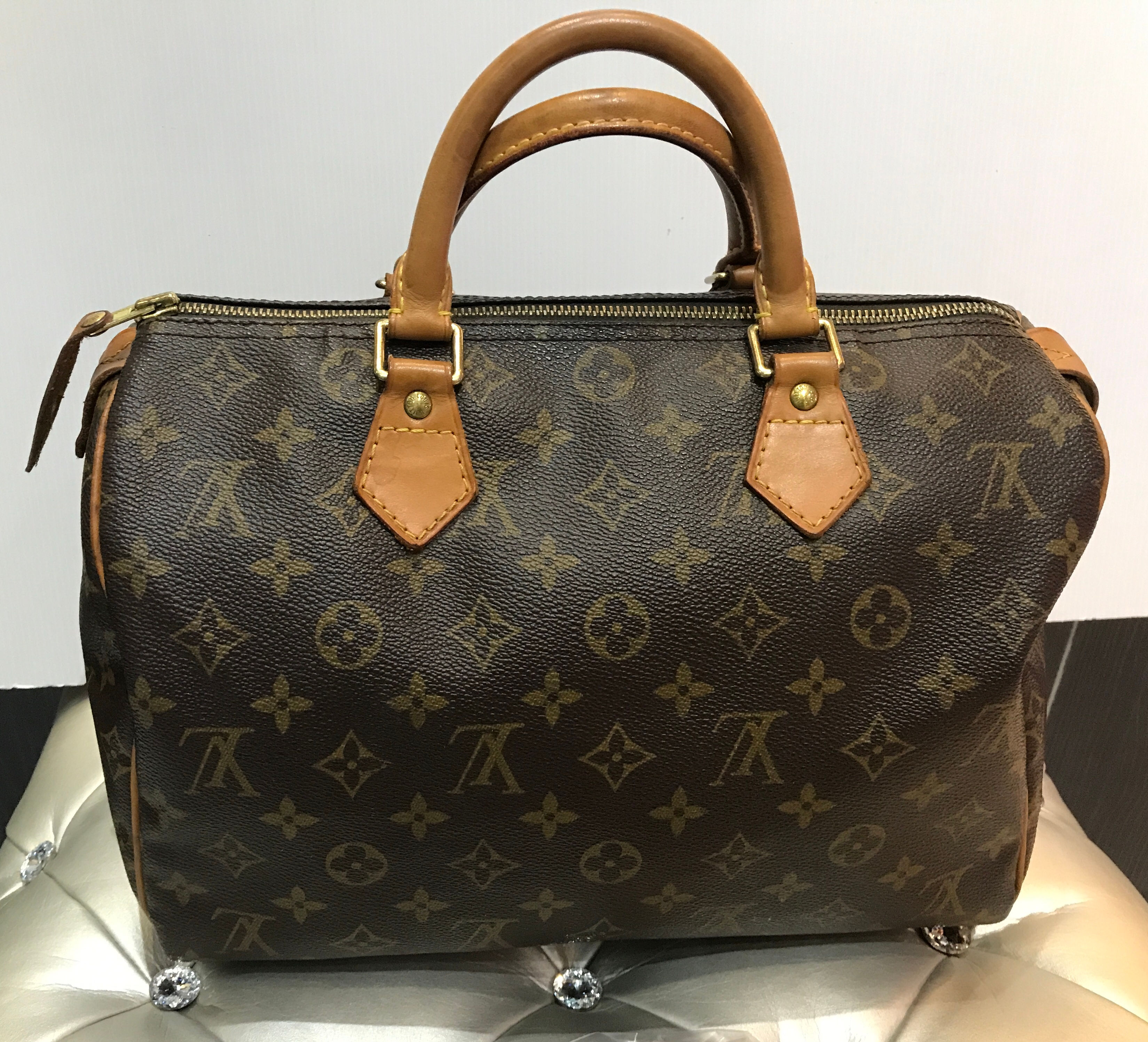 LOUIS VUITTON   SPEEDY30  monogram    M41526   code TH1003    With  KEY   