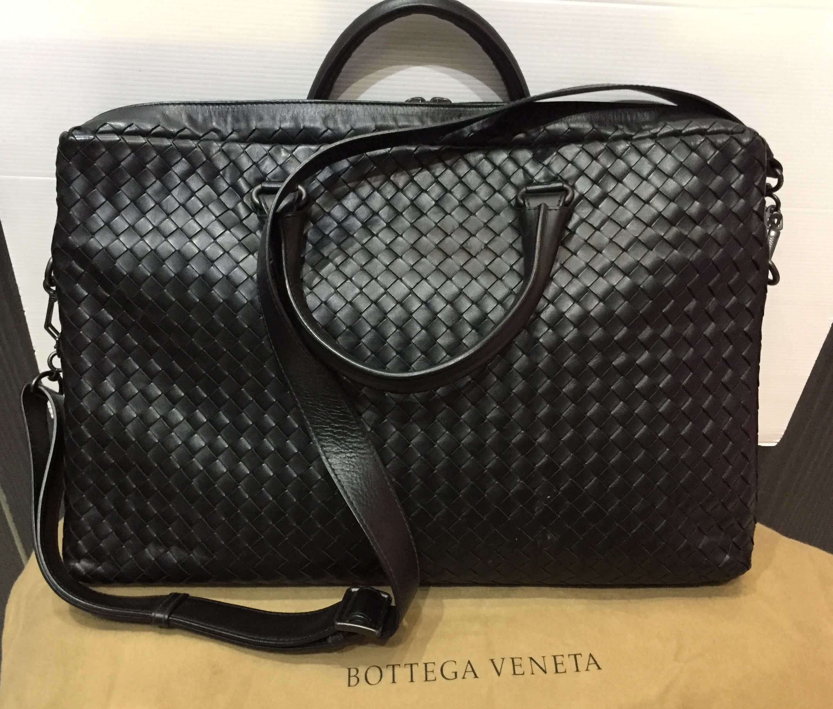 BOTTEGA VENETA   INTORE CHART     2WAY BUSINESS BAG      With Strap   354386VQ13