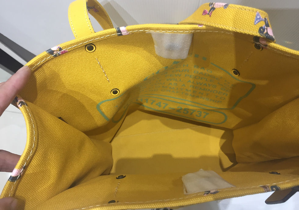 サムネイル： COACH   Rexy And Carriage TOTE BAG    CAMPAS  YELLOW  新作  NEW