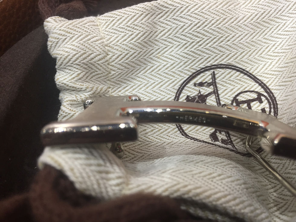 サムネイル： HERMES    H BELT  BLACK       SILVER BUCKLE        T刻印  2015year    85cm  