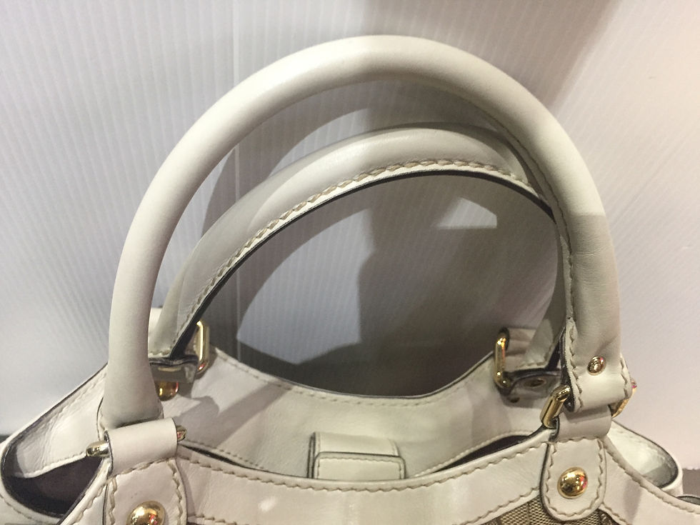 サムネイル： GUCCI   SUKEY  TOTE BAG     CAMPAS&LERTHER       WHITE    211944   