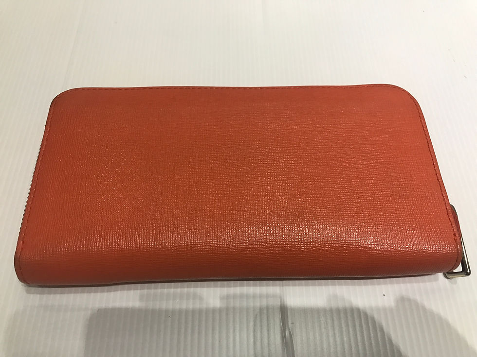 サムネイル： FURLA  ROUND ZIPPIE WALLET    LERTHER   ORANGE    