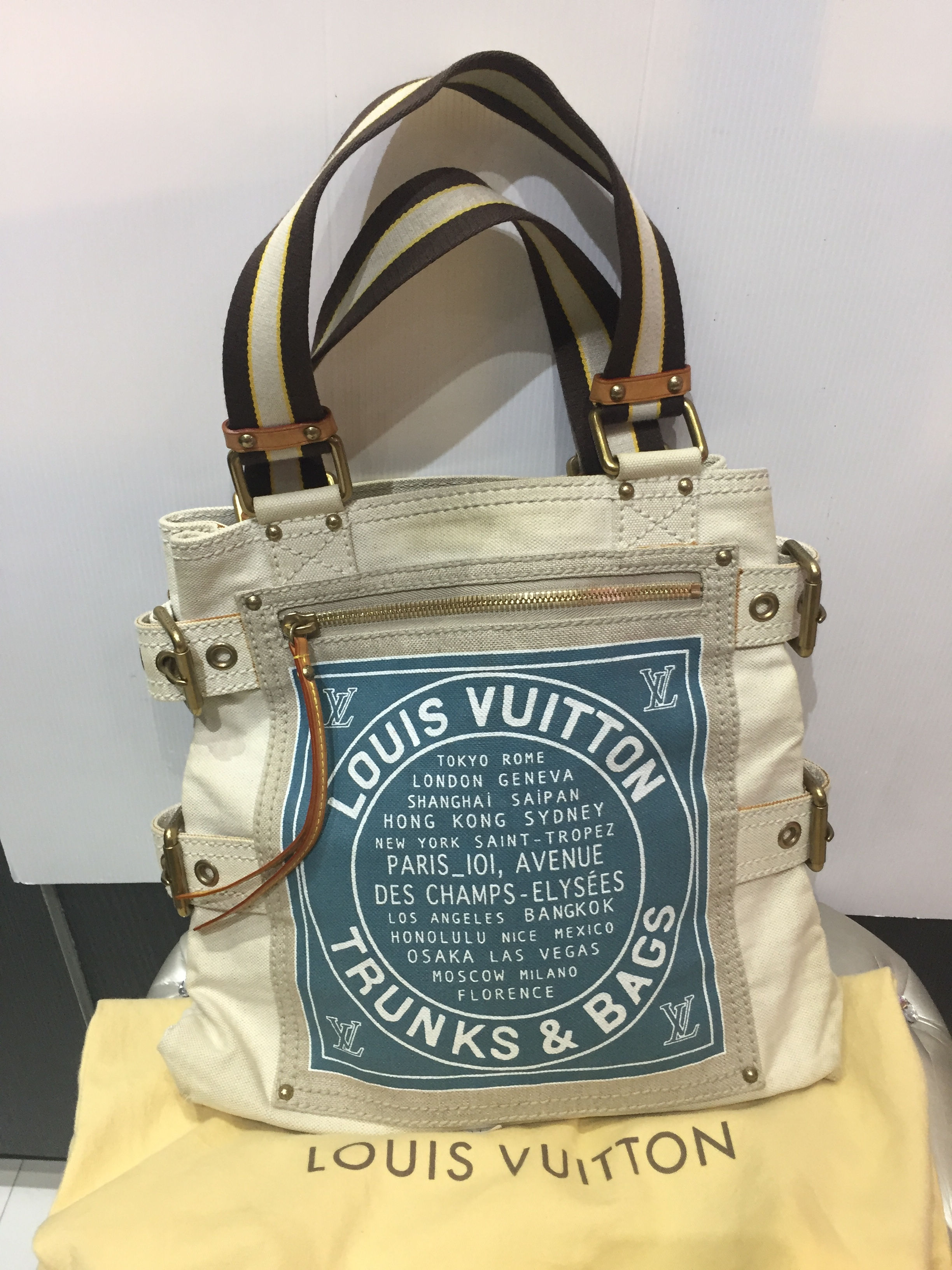 LOUIS VUITTON  LIMTED EDITION    GLOBE SHOPPER CABAS MM   M95114  CODE VI1005