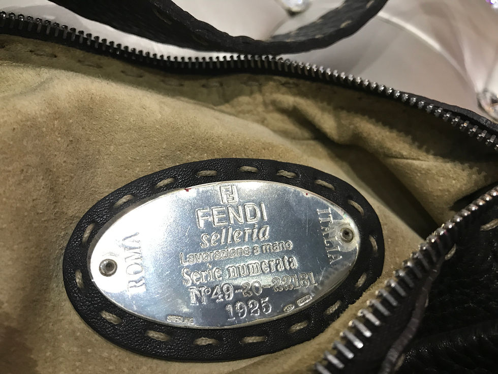 サムネイル： FENDI      selleria    ONE SHOLDER BAG     CALF LEATHER     HAND STITI  BRAWN 