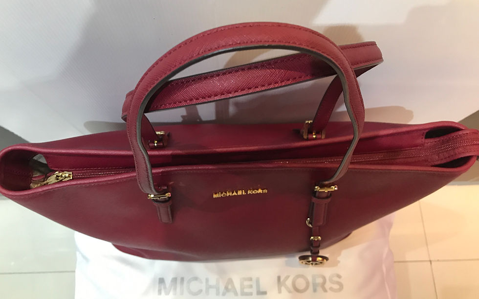 サムネイル： MICHAEL KORS  TOP ZIP TOTE BAG    SAFFIANO LERTHER     VERRY GOOD CONDITION     