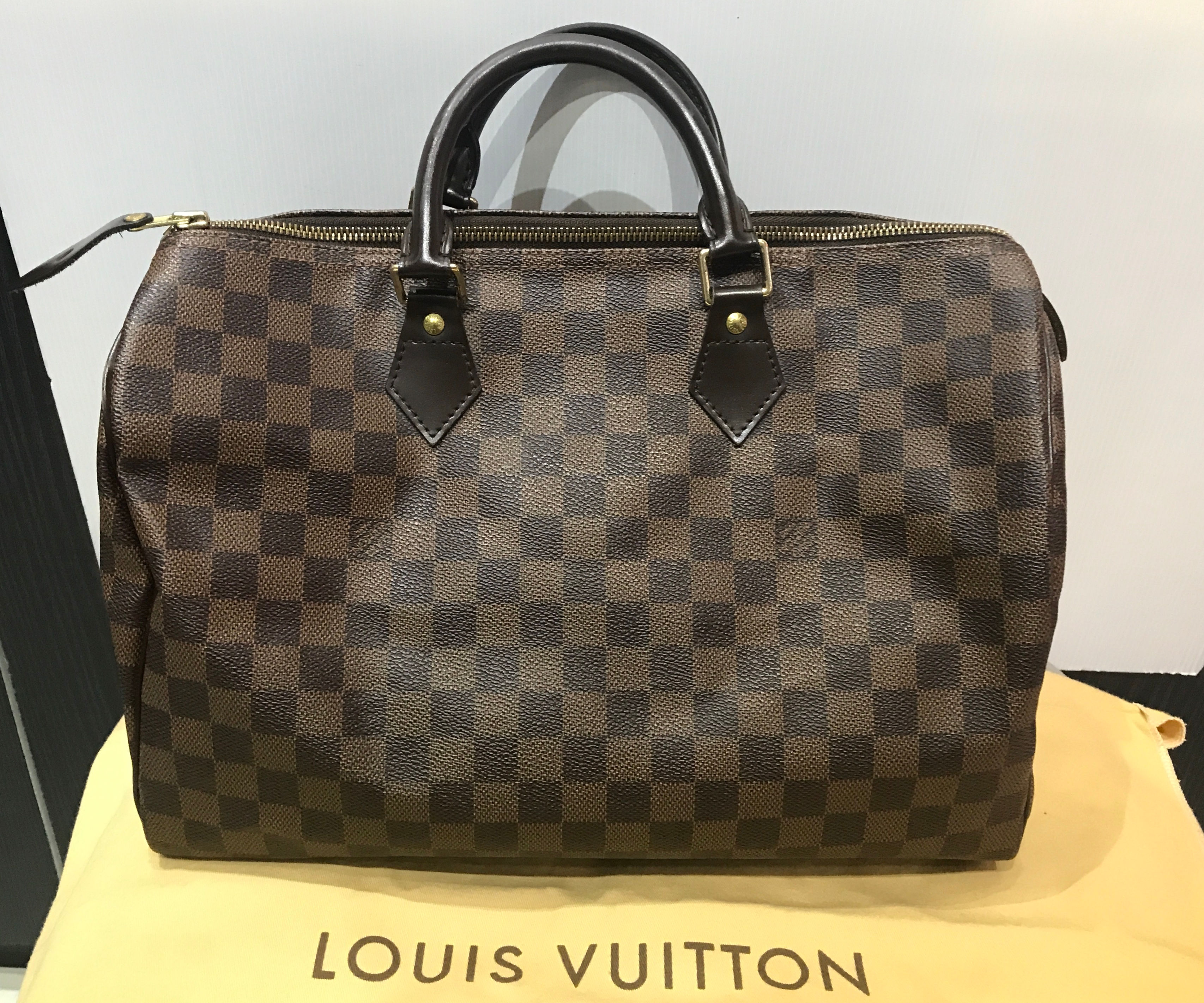 LOUIS VUITTON   SPEEDY 35  Monogram     BOSTON BAG   Damie   N41363  CODE SP2161