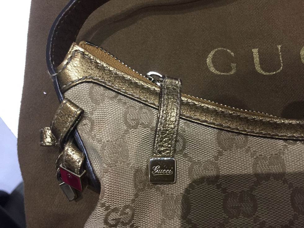サムネイル： GUCCI   ONE SHOLDER BAG     CAMPAS&LERTHER        GG    162895         GOLD  