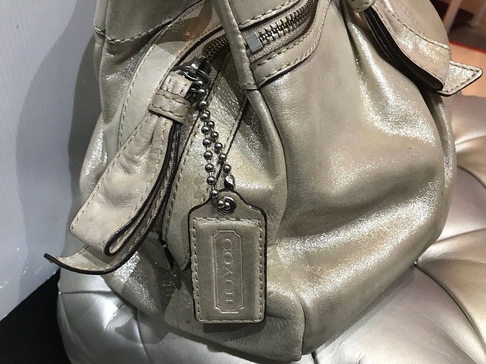 サムネイル： COACH   ENAMEL LERTHER     SHOLDER  BAG       E968-14060      