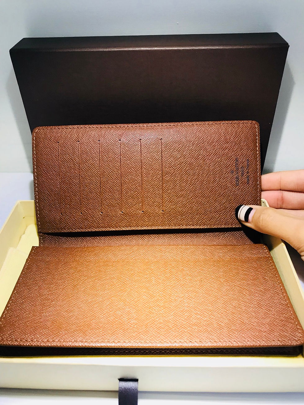 サムネイル： LOUIS VUITTON  PORTE-CARTES CREDIT YEN   LONG WALLET Monogram    M 60825  CODE 