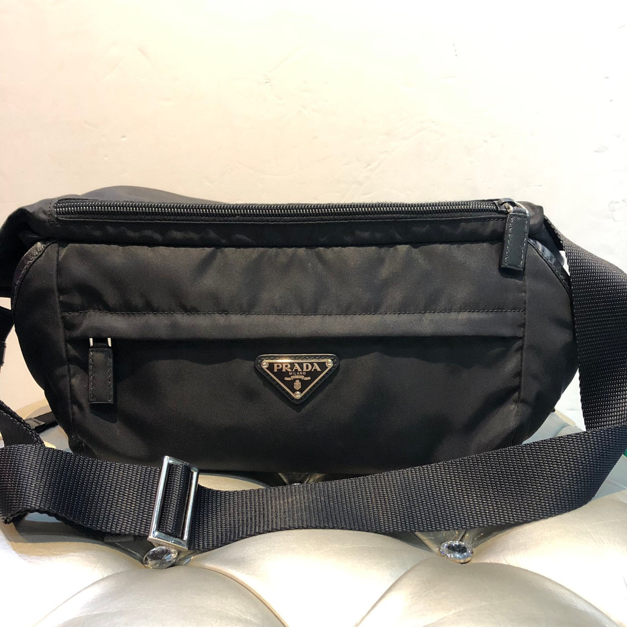 PRADA   closebody mesengerbag      nailon & lerther     VA0994   nero  2013 mode