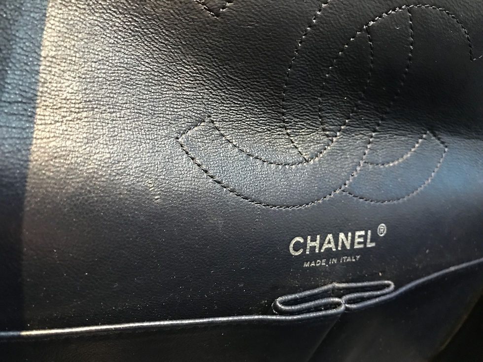 サムネイル： CHANEL   matrasse CHAIN SHOLDER   2.55   KNIT & LERTHER    hol. 1632××××  2012ye