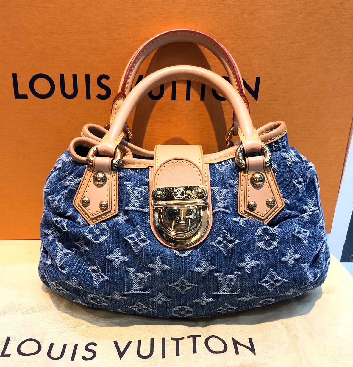 LOUIS  VUITTON   PRITY  DENIM      SHOLDER BAG     M95020  CODE VI0038    