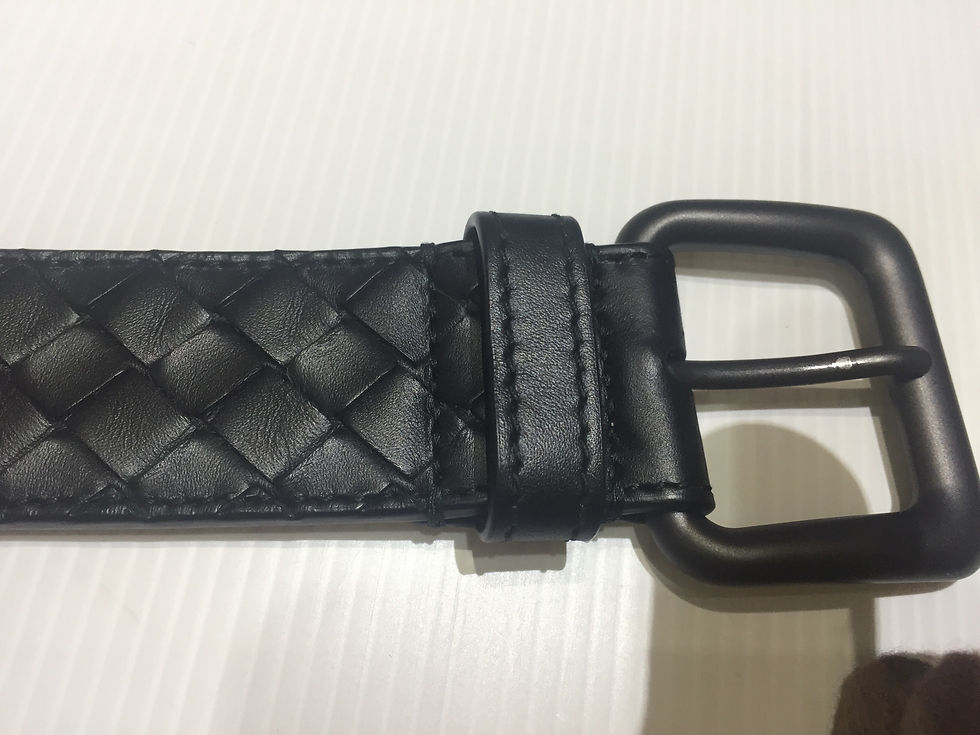 サムネイル： BOTTEGA VENETA    INTORE  BELT      BLACK  110cm    2017year   271932V465010