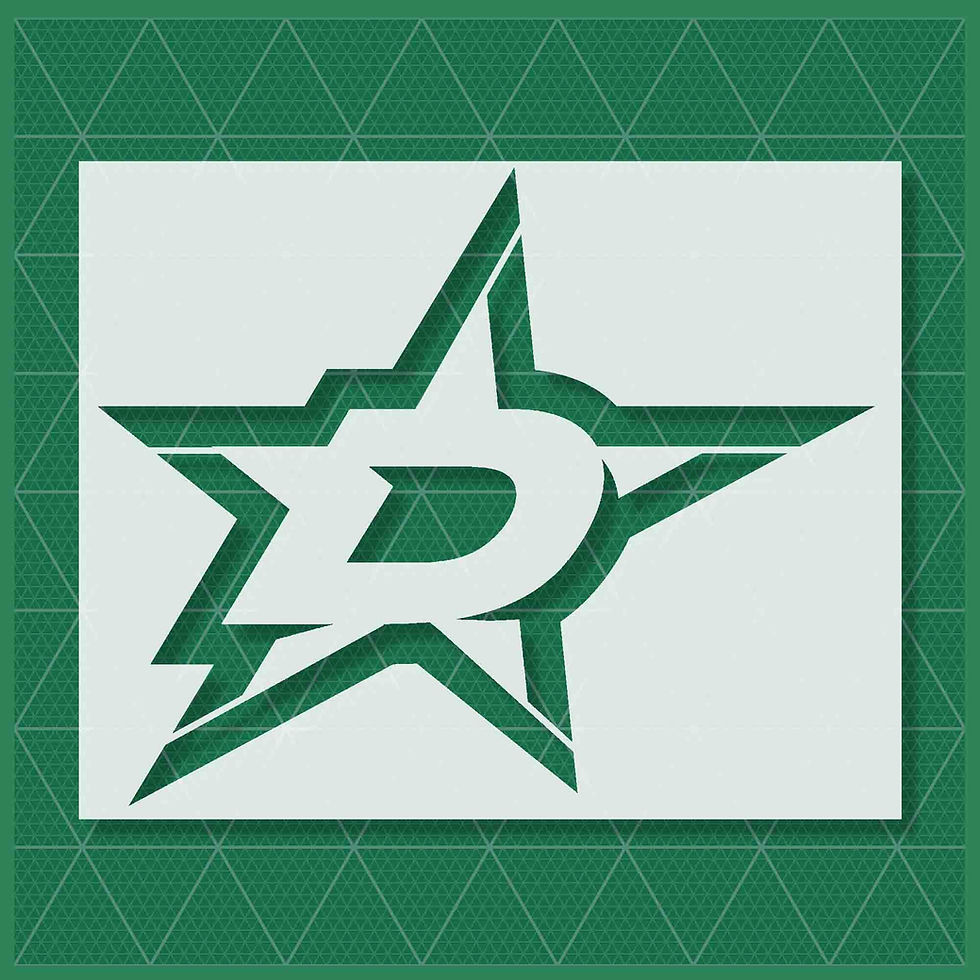 DALLAS STARS STENCIL