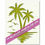 Thumbnail: Palm Trees Beach Stencil - Tropical Ocean Decor 10 Mil Mylar Template