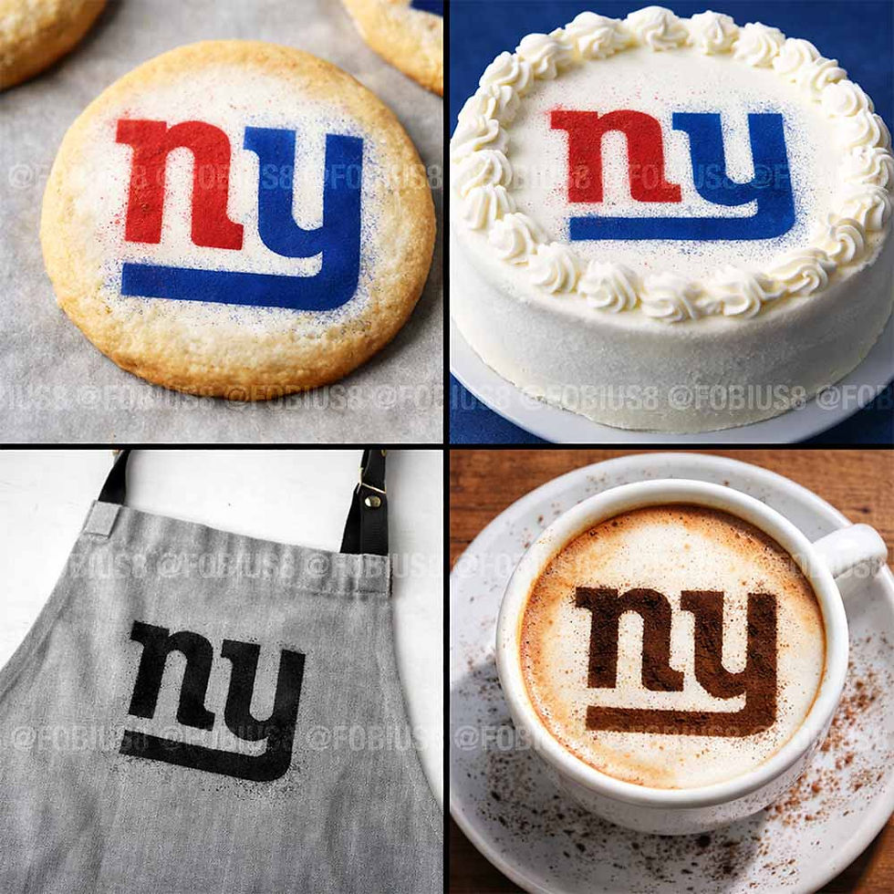 Thumbnail: NY Giants Stencil - Reusable & Durable 10Mil Mylar