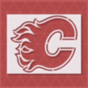 CALGARY FLAMES STENCIL