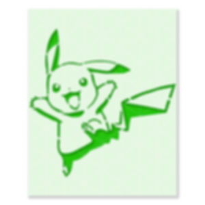 PICKACHU STENCIL