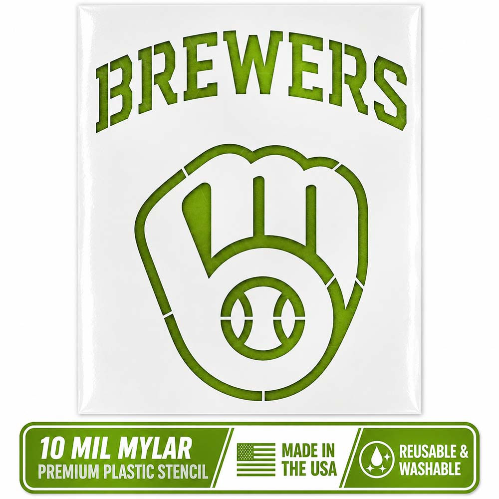 Brewers Stencil - 10 Mil Mylar - Durable & Reusable