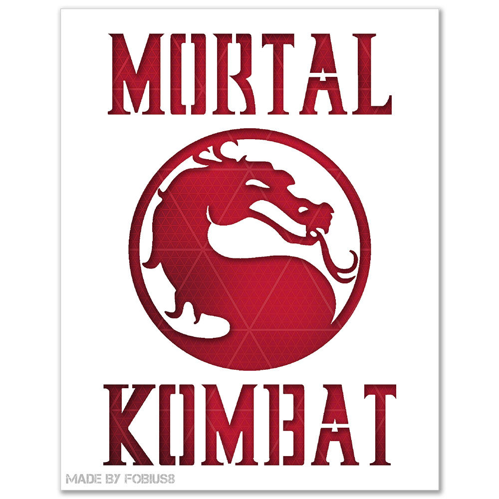 Mortal Kombat Stencil