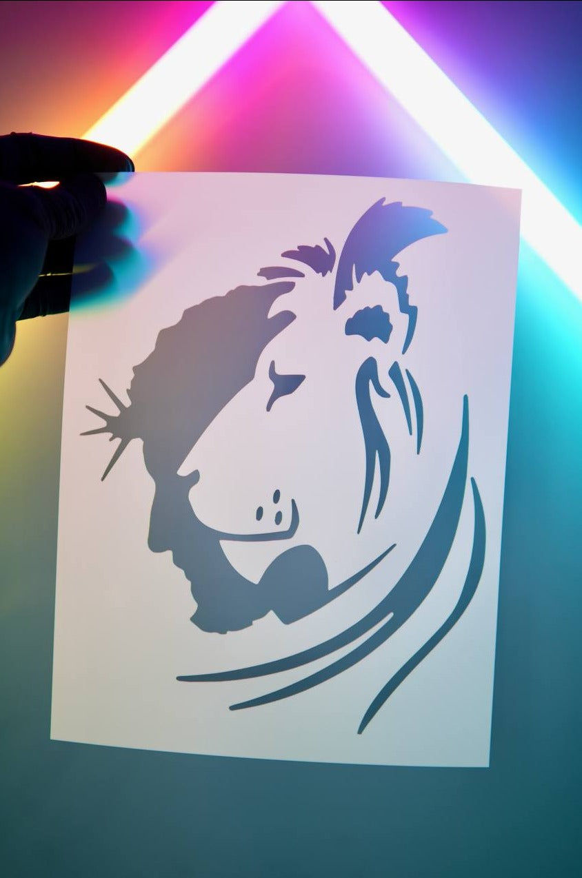 JESUS LION OF JUDAH STENCIL