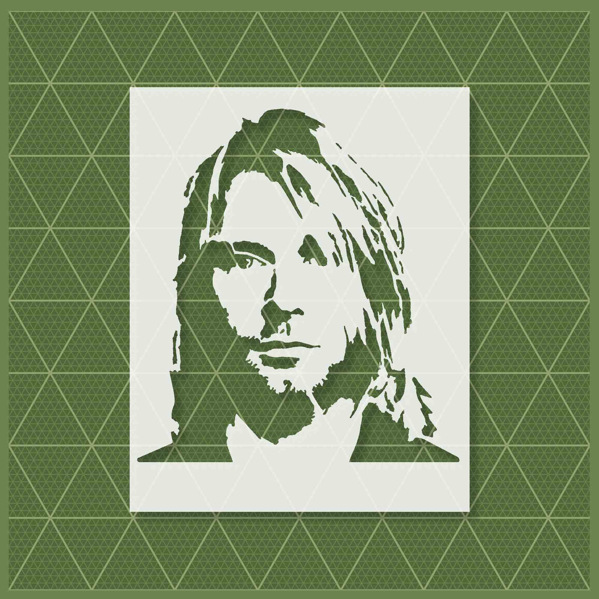 KURT COBAIN STENCIL
