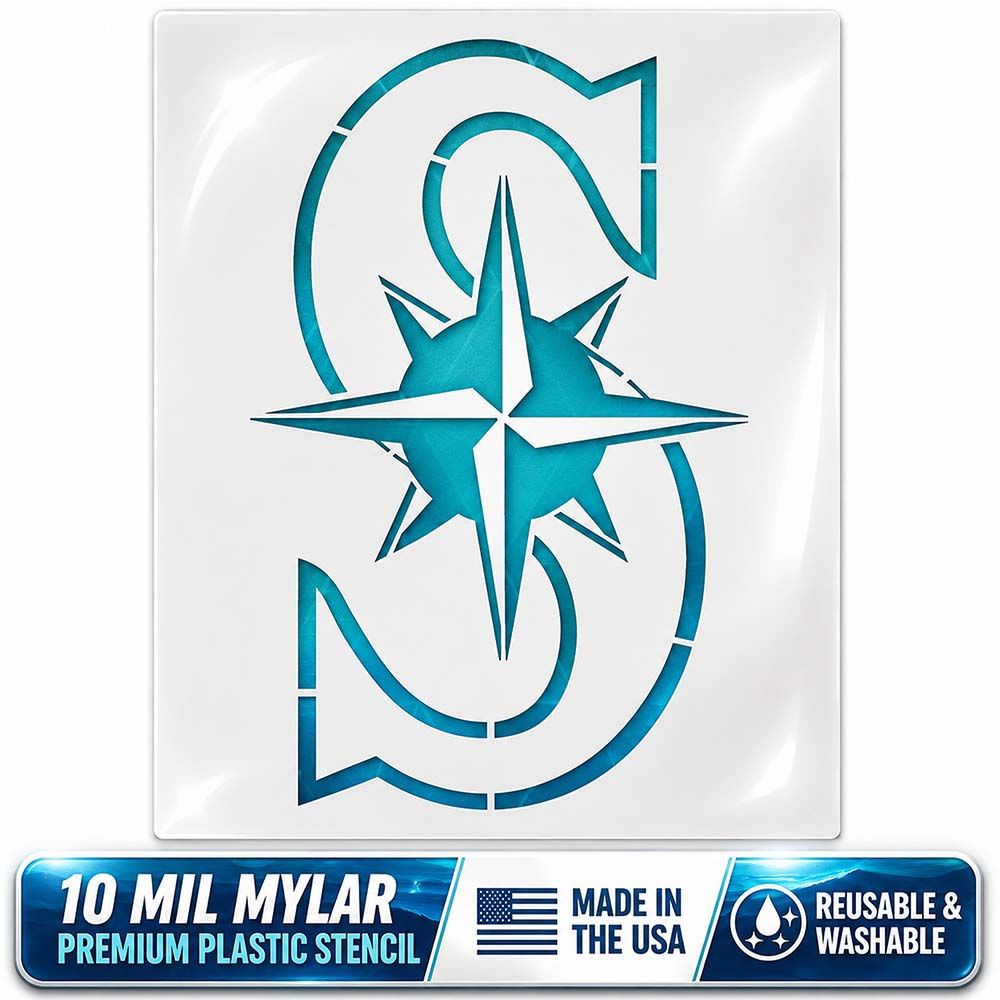 Mariners Stencil - 10 Mil Mylar - Durable & Reusable