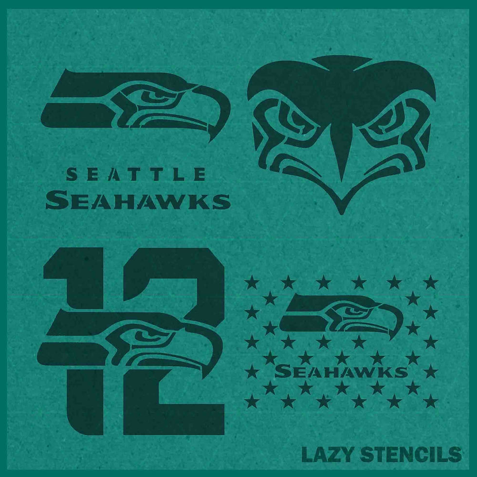 Seattle Seahawks stencil seattle-seahawks-stencil