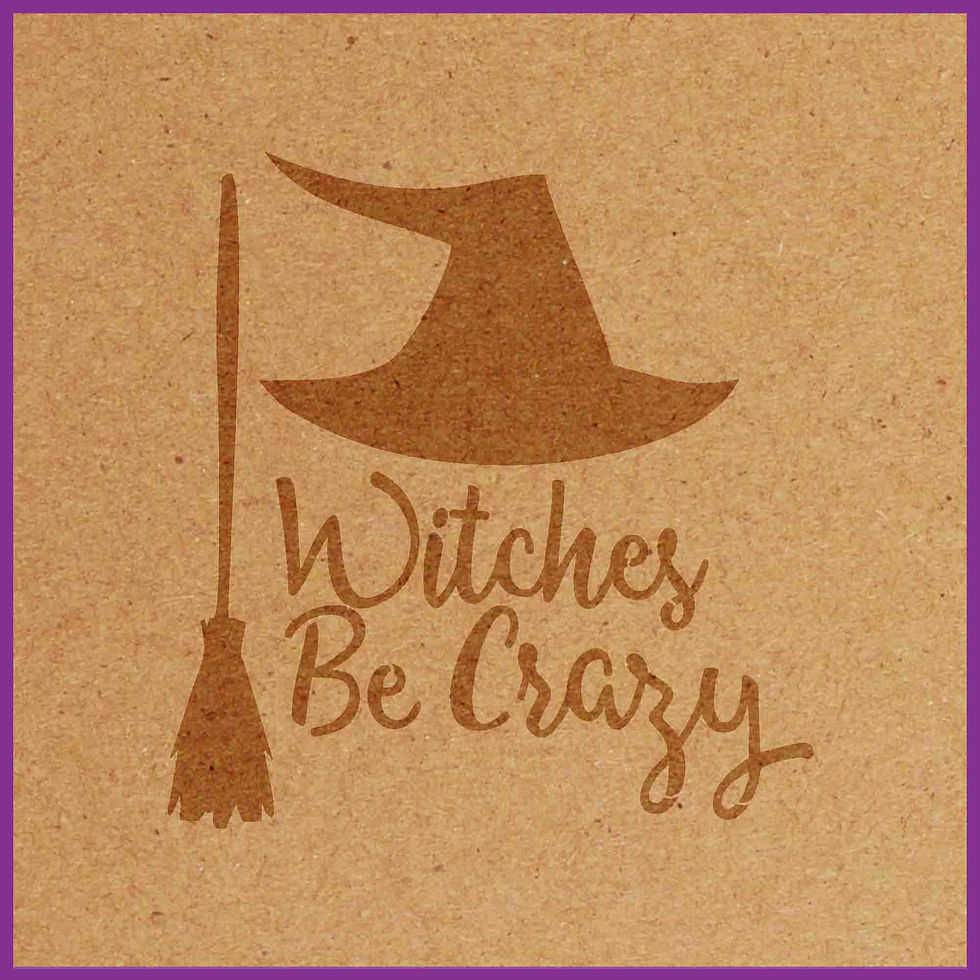 Thumbnail: WITCHES BE CRAZY STENCIL