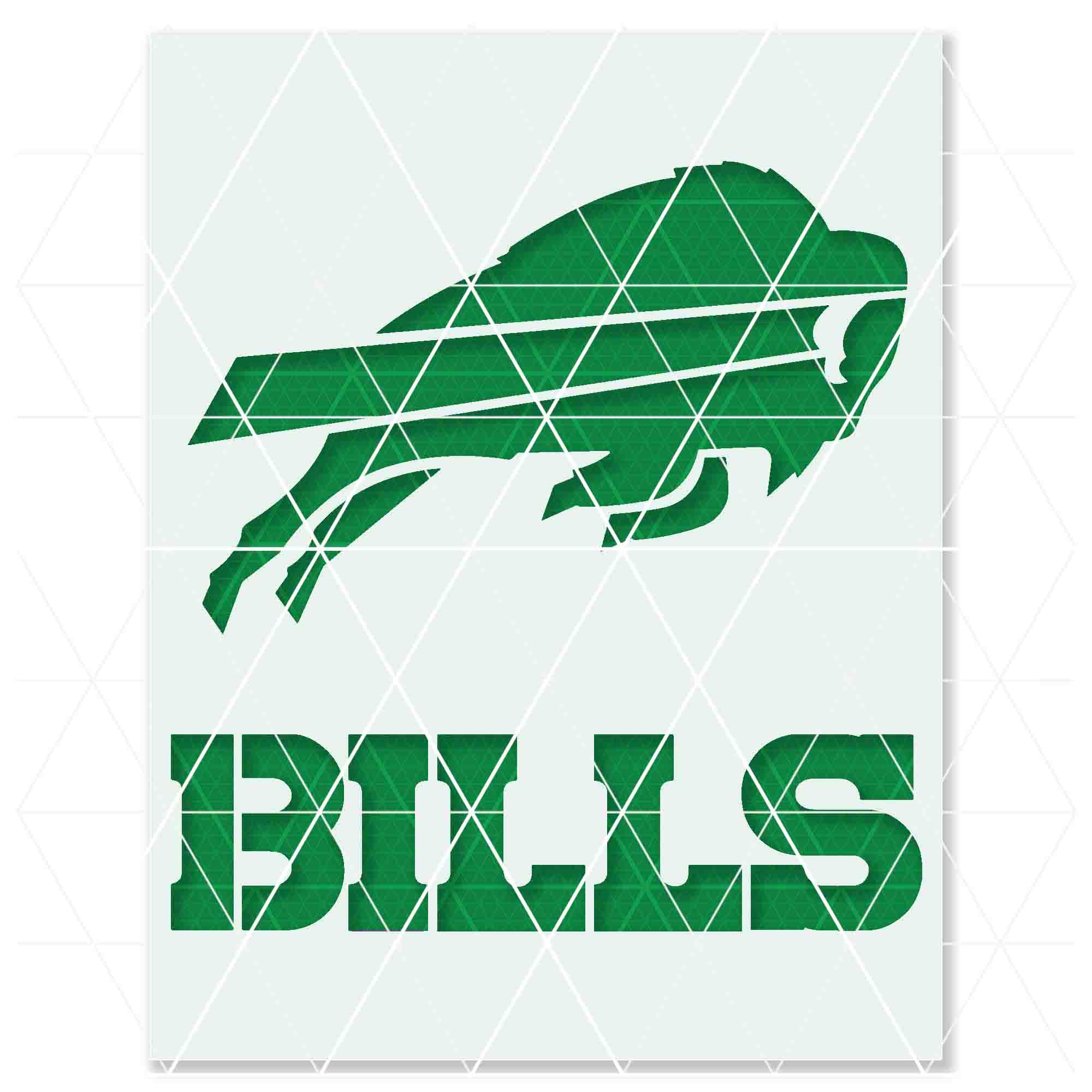BUFFALO BILLS STENCIL