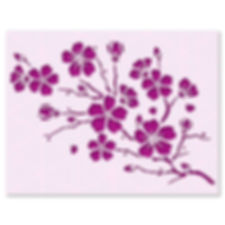 CHERRY BLOSSOM STENCIL