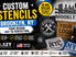 Custom Stencils Brooklyn NY | Reusable Company Logo Stencils Made for Your Business